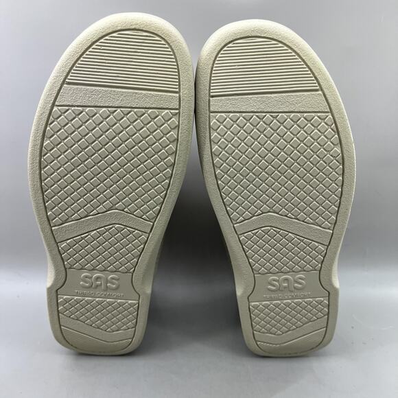 SAS VTO Dual Strap Walking Shoes Men Size 15 W Wide Beige Comfort Low Sneakers - Picture 7 of 8